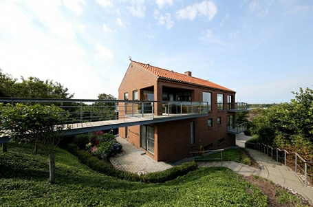 Billede af baghaven fra enfamiliehus i Lemvig